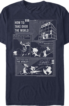 How to Take Over the World Pinky and the Brain T-Shirt
