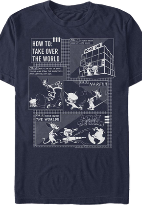 How to Take Over the World Pinky and the Brain T-Shirt