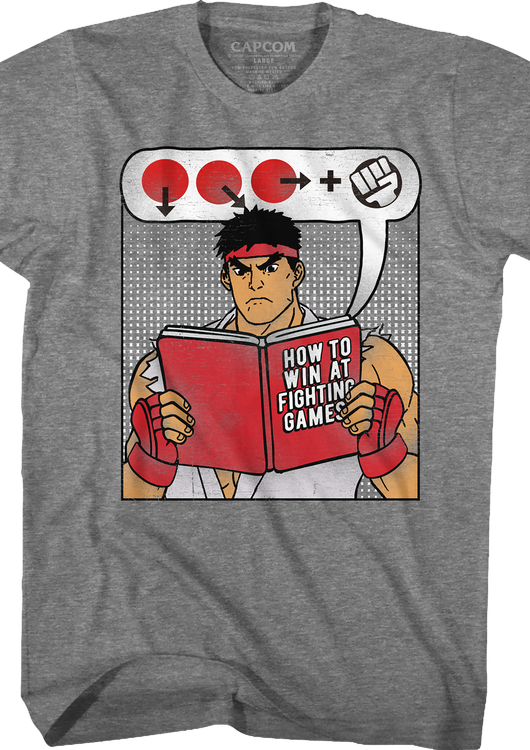 How To Win At Fighting Games Street Fighter T-Shirt - main product image