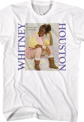 How Will I Know Single Cover Whitney Houston T-Shirt