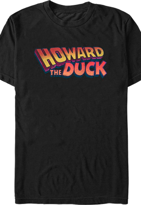 Howard The Duck Logo Marvel Comics T-Shirt