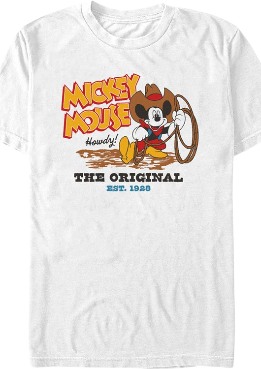 Howdy Mickey Mouse Disney T-Shirt - main product image