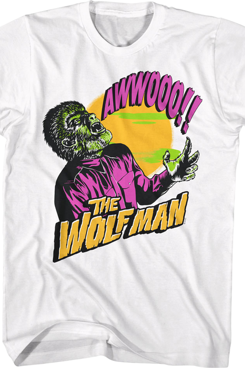 Howling Wolf Man T-Shirtmain product image