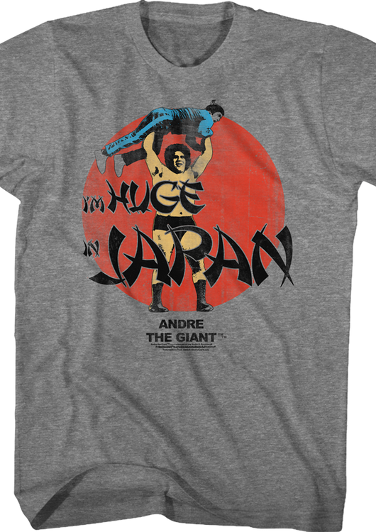 Huge In Japan Andre The Giant T-Shirt - main product image