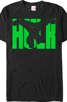 Marvel Incredible Hulk Block Letters T-Shirt