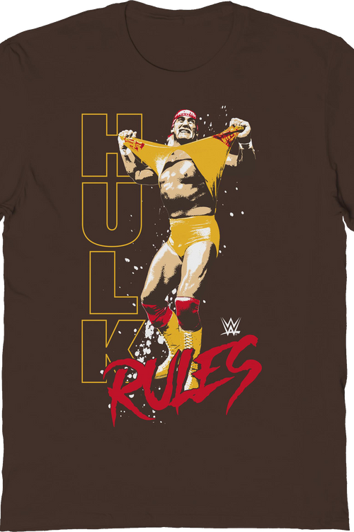 Hulk Rules Hulk Hogan T-Shirtmain product image