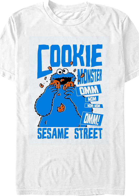 Hungry Cookie Monster Sesame Street T-Shirt - main product image