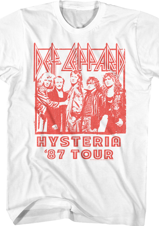Hysteria '87 Tour Def Leppard T-Shirt - main product image