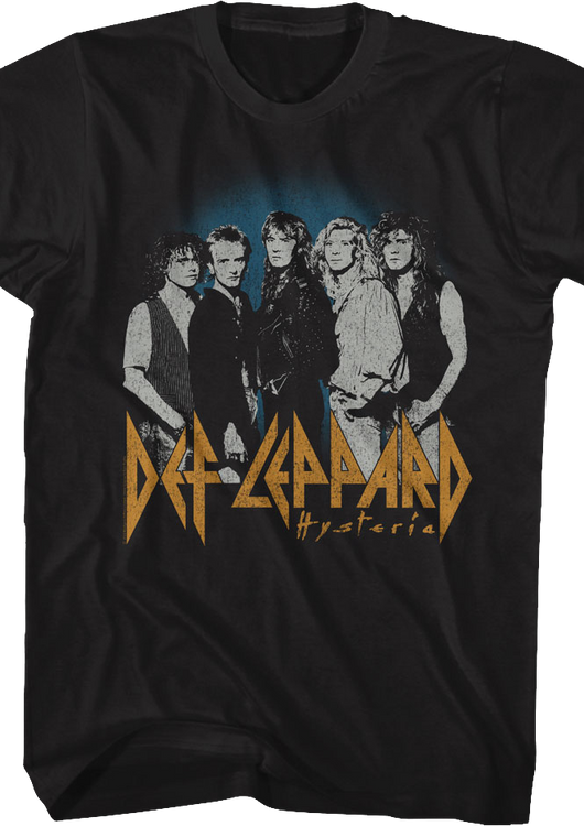 Hysteria Group Photo Def Leppard T-Shirt - main product image