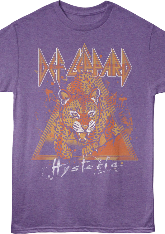 Hysteria Leopard Def Leppard T-Shirt - main product image