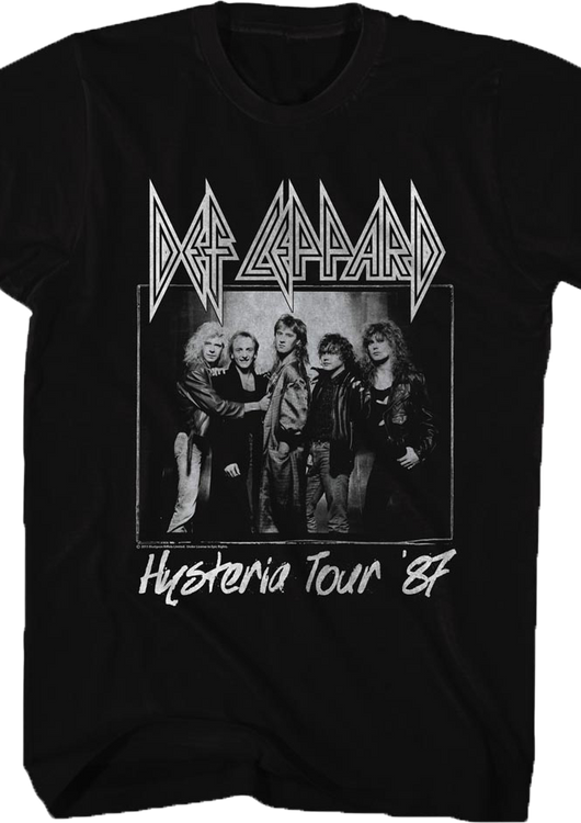 Hysteria Tour Def Leppard T-Shirt - main product image