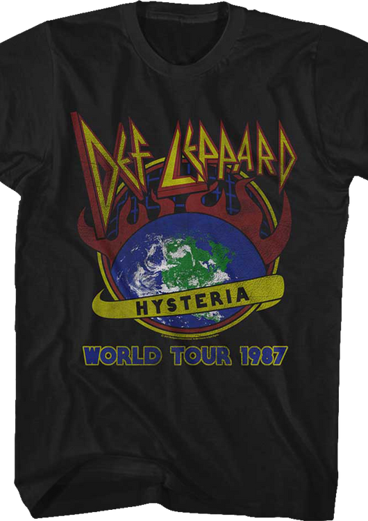 Hysteria World Tour 1987 Def Leppard T-Shirt - main product image