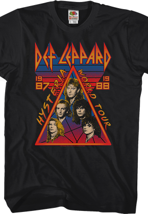 Hysteria World Tour Def Leppard T-Shirt