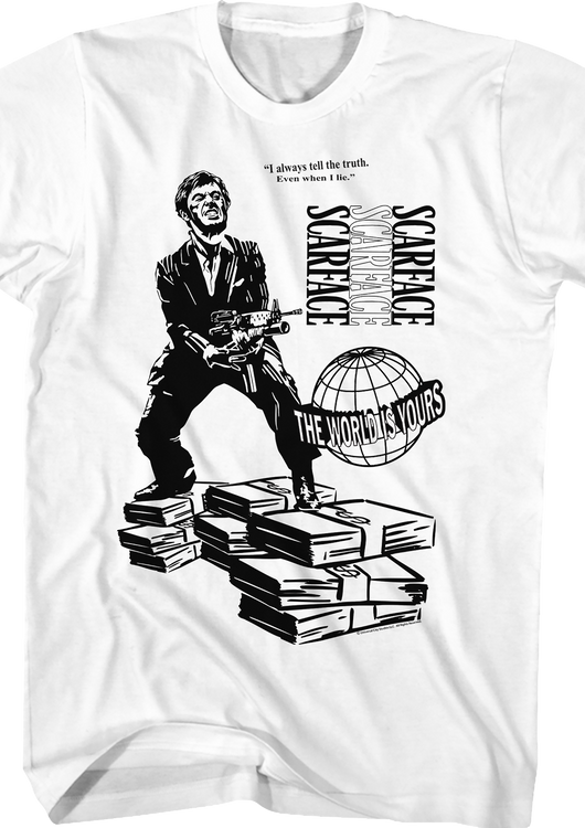 I Always Tell The Truth Even When I Lie Scarface T-Shirt - main product image