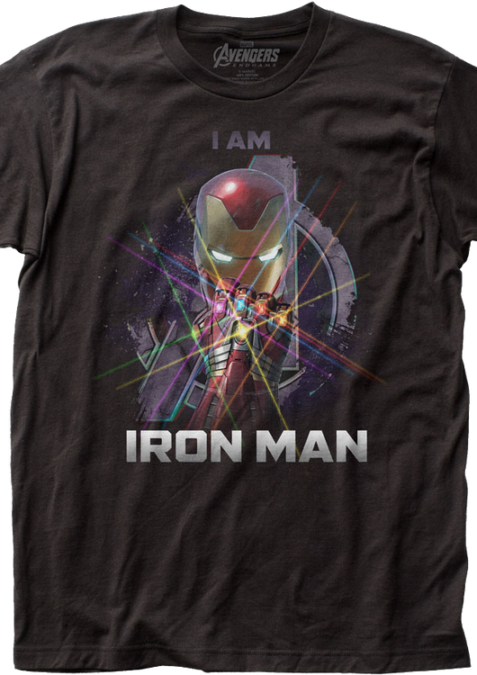 I Am Iron Man Avengers Endgame T-Shirt - main product image