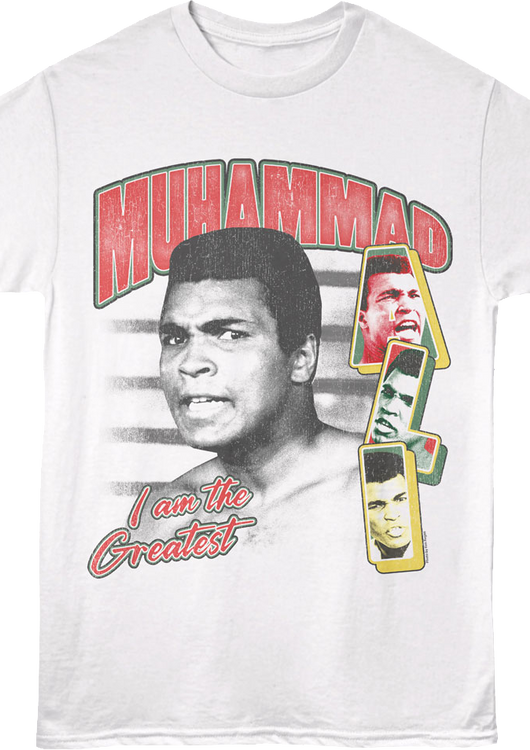 I Am The Greatest Collage Muhammad Ali T-Shirt - main product image