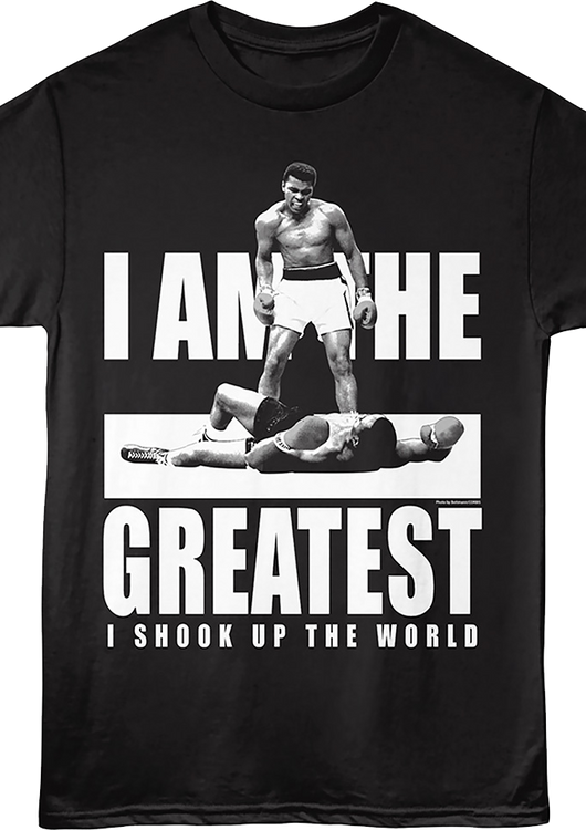 I Am The Greatest I Shook Up The World Muhammad Ali T-Shirt - main product image