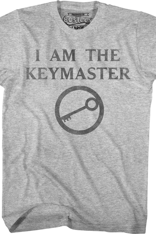 I Am The Keymaster Ghostbusters T-Shirtmain product image