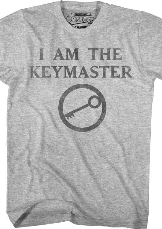 I Am The Keymaster Ghostbusters T-Shirt - main product image