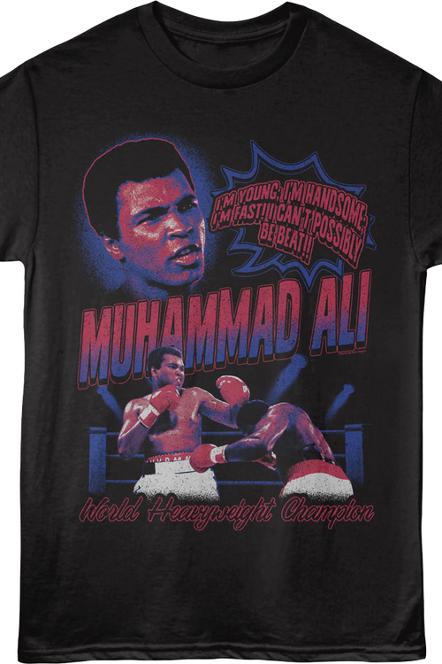 I Can't Possibly Be Beat Muhammad Ali T-Shirt - main product image