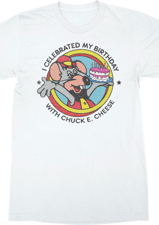 Celebration Chuck E. Cheese T-Shirt - main product image