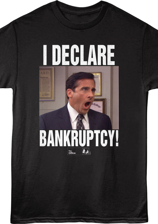 I Declare Bankruptcy The Office T-Shirt - main product image