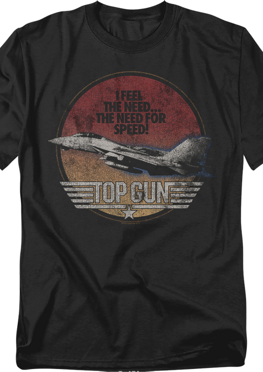 I Feel The Need...The Need For Speed Top Gun T-Shirt - main product image
