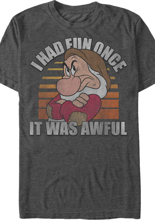 I Had Fun Once Snow White and the Seven Dwarfs T-Shirt - main product image