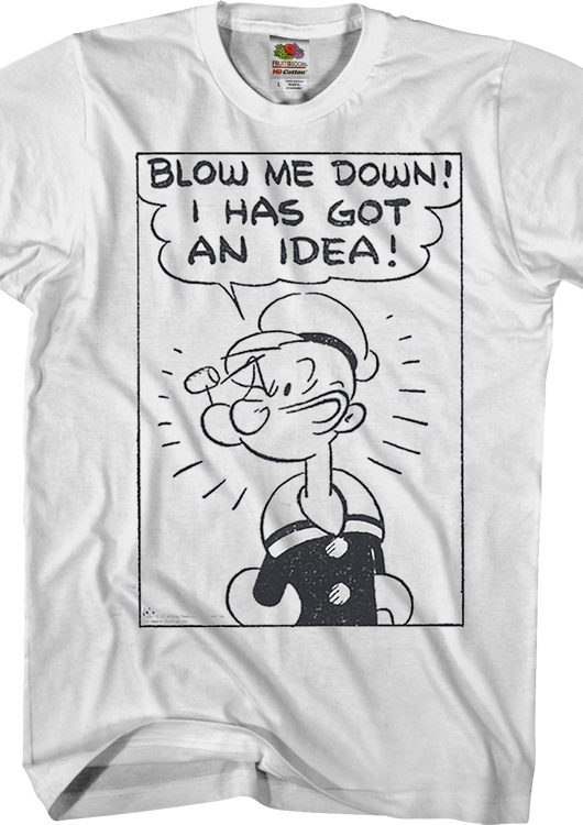 I Has Got An Idea Popeye T-Shirt - main product image