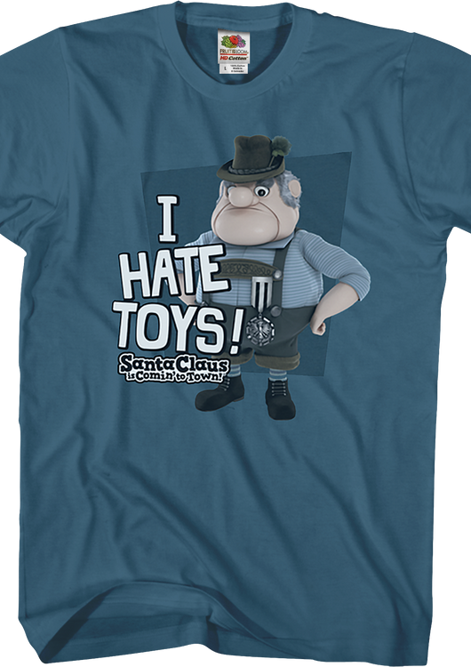 I Hate Toys Santa Claus Is Comin' To Town T-Shirt - main product image