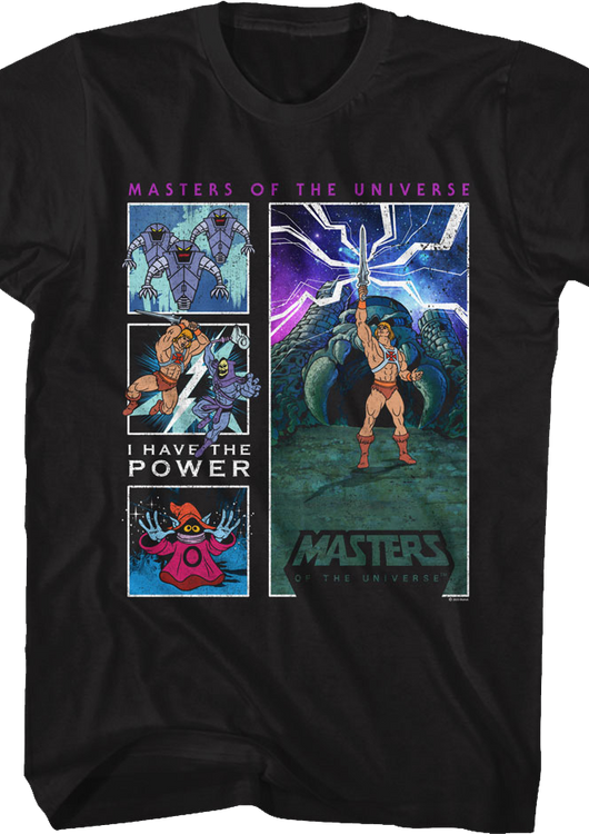 I Have the Power Collage Masters of the Universe T-Shirt - main product image