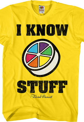 I Know Stuff Trivial Pursuit T-Shirt