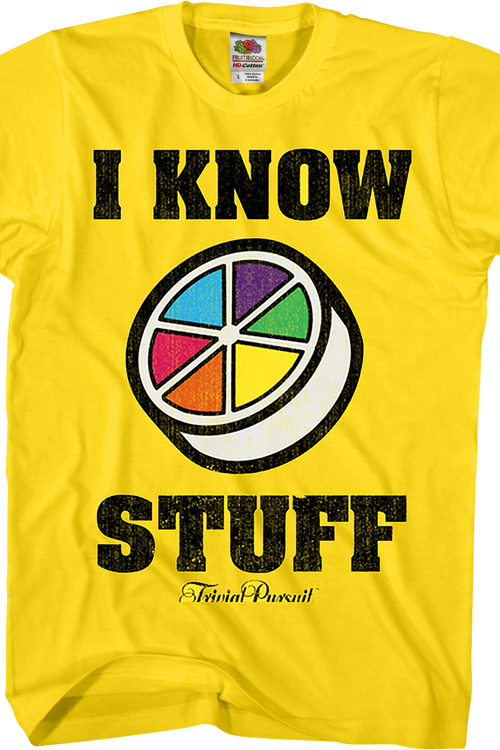 I Know Stuff Trivial Pursuit T-Shirtmain product image