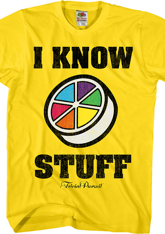 I Know Stuff Trivial Pursuit T-Shirt - main product image