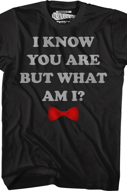 I Know You Are But What Am I Pee-Wee Herman T-Shirtmain product image