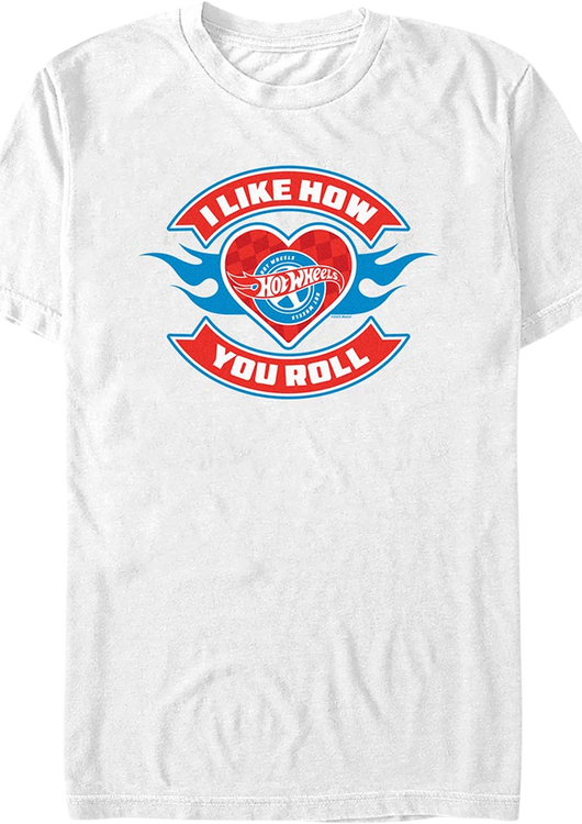 I Like How You Roll Hot Wheels T-Shirt - main product image