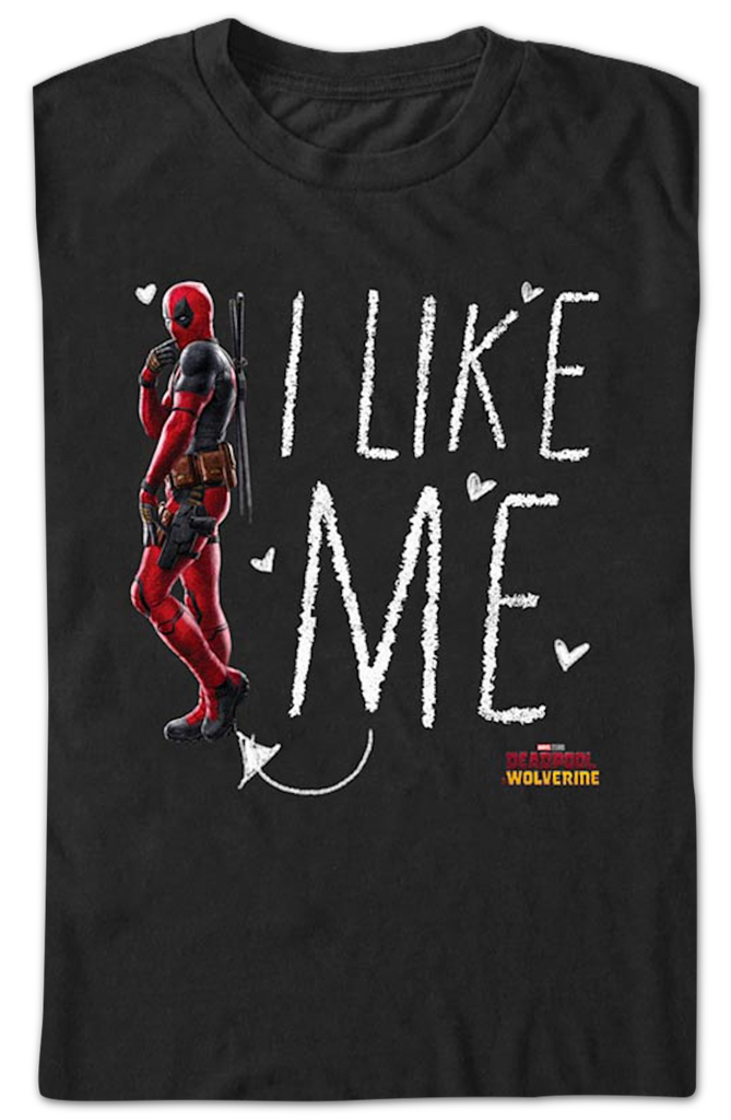I Like Me Deadpool & Wolverine Marvel Comics T-Shirt image.