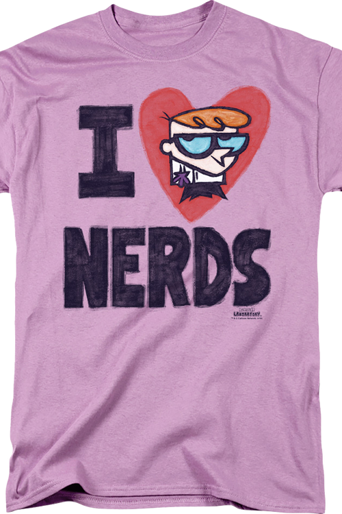 I Love Nerds Dexter's Laboratory T-Shirtmain product image