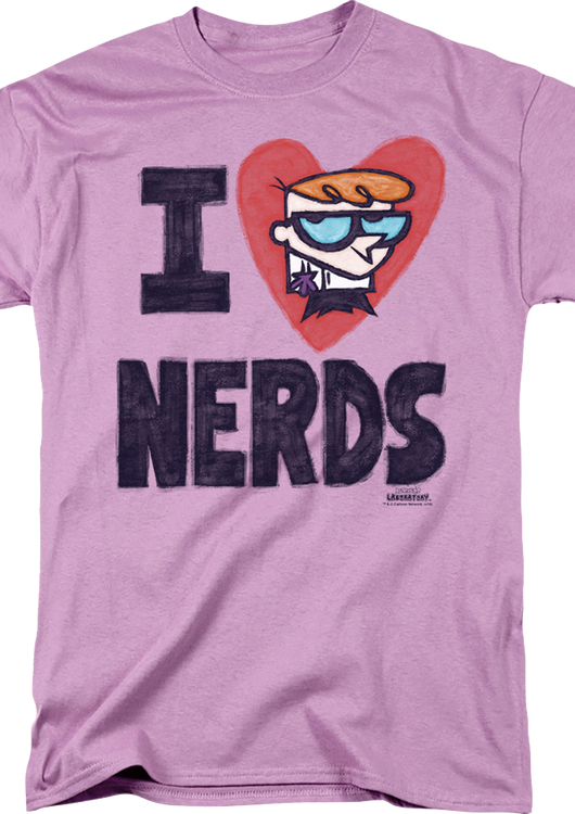 I Love Nerds Dexter's Laboratory T-Shirt - main product image