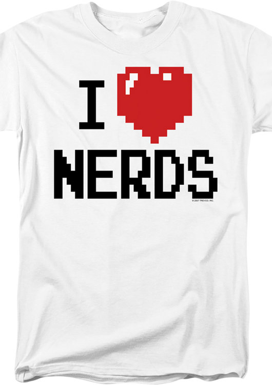 I Love Nerds T-Shirt - main product image