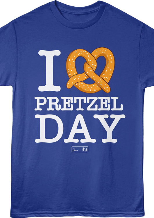 I Love Pretzel Day The Office T-Shirt - main product image