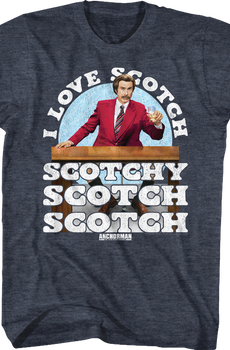 I Love Scotch Anchorman T-Shirt
