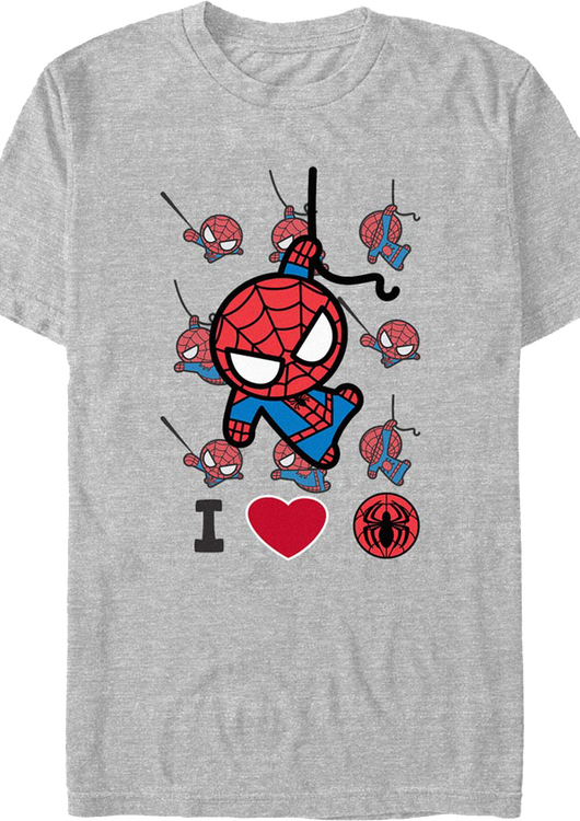 I Love Spider-Man Marvel Comics T-Shirt - main product image