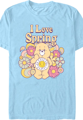 I Love Spring Care Bears T-Shirt