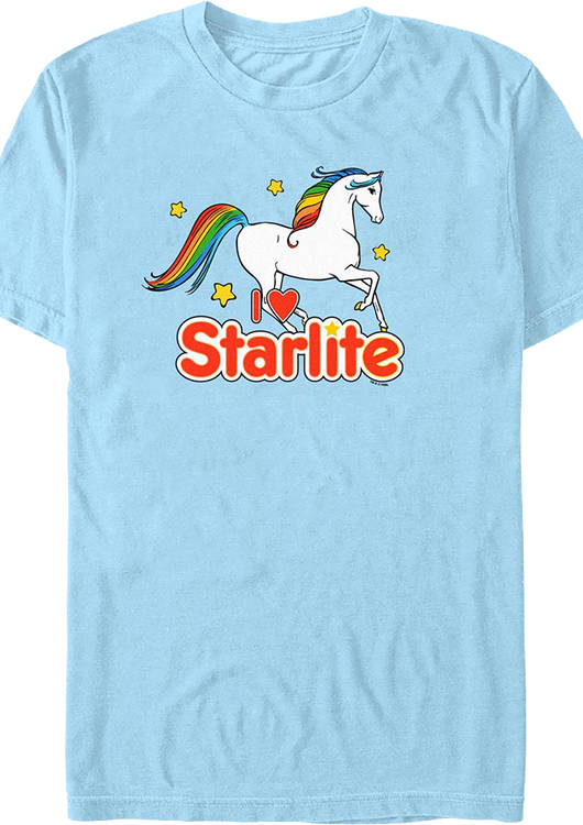 I Love Starlite Rainbow Brite T-Shirt - main product image