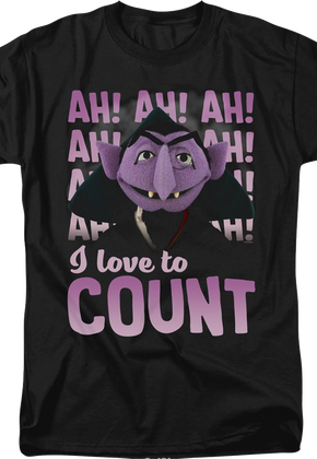 I Love To Count Sesame Street T-Shirt