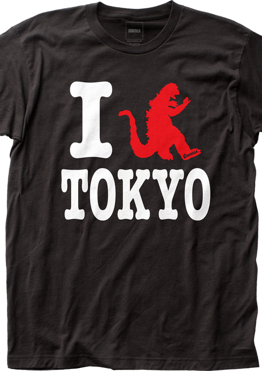 I Love Tokyo Godzilla T-Shirt - main product image