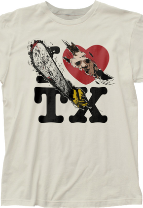 I Love TX Texas Chainsaw Massacre T-Shirt