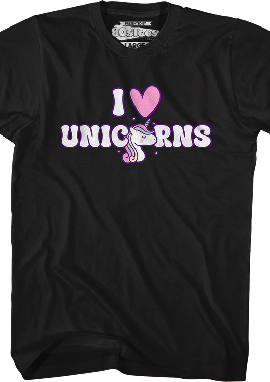 I Love Unicorns T-Shirt - main product image