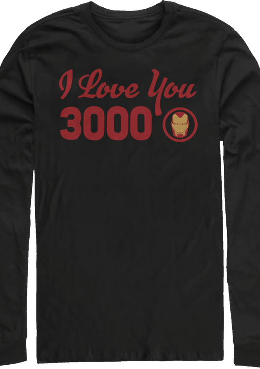I Love You 3000 Avengers Endgame Long Sleeve Shirt - main product image